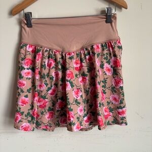 Elegant Floral Skater Skirt
